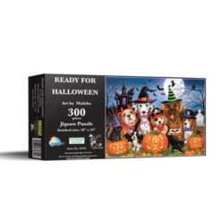 Sunsout Ready For Halloween 300 Pc Halloween Jigsaw Puzzle 35351