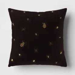 Beaded And Embroidered Spider Cotton Velvet Square Halloween Throw Pillow Gold/Black - Threshold™ 11 Beaded And Embroidered Spider Cotton Velvet Square Halloween Throw Pillow Gold/Black - Threshold™ -Home Decor Store GUEST 01028b7e 3080 40e5 a490 0c3229c7040a