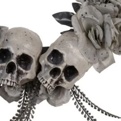 Northlight Double Skull And Gray Roses Halloween Wreath, 16-Inch, Unlit 9 Northlight Double Skull And Gray Roses Halloween Wreath, 16-Inch, Unlit -Home Decor Store GUEST 025ceefc 9e21 4ecb 9abb fa1020482c4a