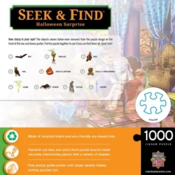 MasterPieces 1000 Piece Jigsaw Puzzle - Halloween Surprise - 19.25"x26.75" -Home Decor Store GUEST 093adcfd 39dd 4599 b559 7322f47eaa45