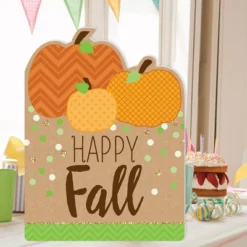 Big Dot Of Happiness Pumpkin Patch - Fall, Halloween Or Thanksgiving Giant Greeting Card - Big Shaped Jumborific Card