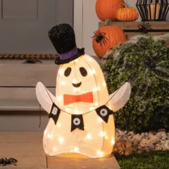 Light Up Ghost BOO Halloween Novelty Sculpture Light - Hyde & EEK! Boutique™