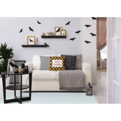 16"x16" Halloween 'Happy Haunting' Dots Square Throw Pillow - E By Design 14 16"x16" Halloween 'Happy Haunting' Dots Square Throw Pillow - E By Design -Home Decor Store GUEST 0c6993af 2925 4562 bfcf 353866c9a2a7