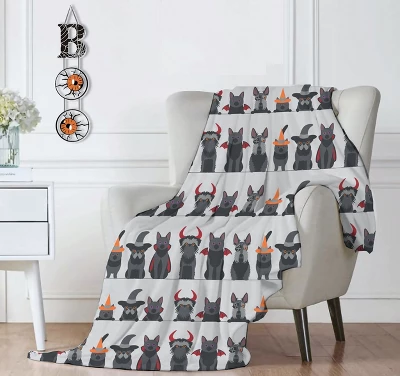 Kate Aurora Halloween Spooky Pets Ultra Soft & Plush Oversized Accent Throw Blanket - 50 In. W X 70 In. L 3 Kate Aurora Halloween Spooky Pets Ultra Soft & Plush Oversized Accent Throw Blanket - 50 In. W X 70 In. L