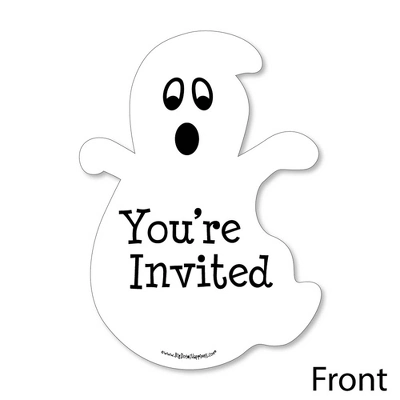 Big Dot Of Happiness Spooky Ghost - Shaped Fill-in Invitations - Halloween Party Invitation Cards With Envelopes - Set Of 12 3 Big Dot Of Happiness Spooky Ghost - Shaped Fill-in Invitations - Halloween Party Invitation Cards With Envelopes - Set Of 12