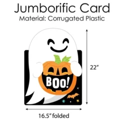 Big Dot Of Happiness You've Been Booed - Ghost Halloween Giant Greeting Card - Big Shaped Jumborific Card - 16.5 X 22 Inches -Home Decor Store GUEST 0ed1d394 f664 4f04 820e 85dbba355dd6