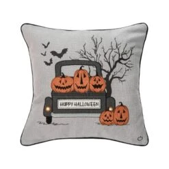 C&F Home 18" X 18" Spooky Time Embellished Throw Halloween Pillow With Light-Up LED -Home Decor Store GUEST 0f4c7a6c fc7b 44aa 9aec 1fc4270a241d