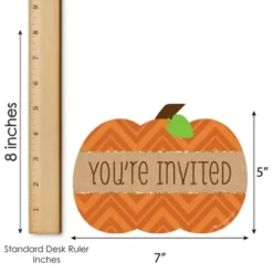 Big Dot Of Happiness Pumpkin Patch - Shaped Fill-in Invitations - Fall, Halloween Or Thanksgiving Party Invitation Cards With Envelopes - Set Of 12 -Home Decor Store GUEST 17bbd11f 4e3e 4d1e 9fd6 43eb659beefb