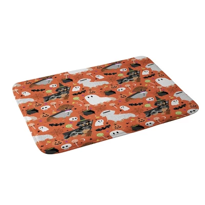 Dachshund Dog Breed Halloween Memory Foam Bath Mat - Deny Designs 3 Dachshund Dog Breed Halloween Memory Foam Bath Mat - Deny Designs