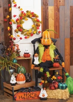 Gallerie II Ghost Costumes W/ Pumpkins Halloween Figure -Home Decor Store GUEST 1b62e037 d6b1 460c 9a99 c9779989178e