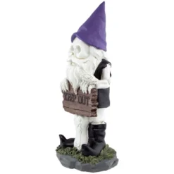 Northlight 11.75" Gnome Skeleton "Keep Out" Halloween Decoration -Home Decor Store GUEST 23a09fc2 6dda 4f29 bc9d fc5590eff74f
