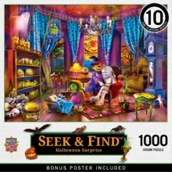 MasterPieces 1000 Piece Jigsaw Puzzle - Halloween Surprise - 19.25"x26.75"