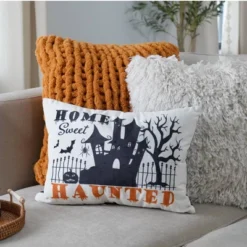 13"x18" Sweet Haunted Home LED Halloween Lumbar Throw Pillow White - Lush Décor 8 13"x18" Sweet Haunted Home LED Halloween Lumbar Throw Pillow White - Lush Décor -Home Decor Store GUEST 24cb9193 74bc 4434 aca5 f91cc5cfc787