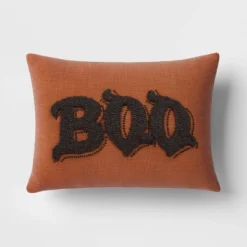 Oversize Boo Tufted Woven Cotton Lumbar Halloween Throw Pillow - Threshold™ -Home Decor Store GUEST 251345a3 044a 4aa3 91ad 1a9a61a5cdf2
