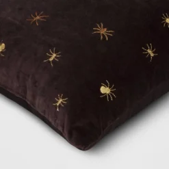 Beaded And Embroidered Spider Cotton Velvet Square Halloween Throw Pillow Gold/Black - Threshold™ 9 Beaded And Embroidered Spider Cotton Velvet Square Halloween Throw Pillow Gold/Black - Threshold™ -Home Decor Store GUEST 2b3b603a 16ed 417e a8bc d6b134d5b717