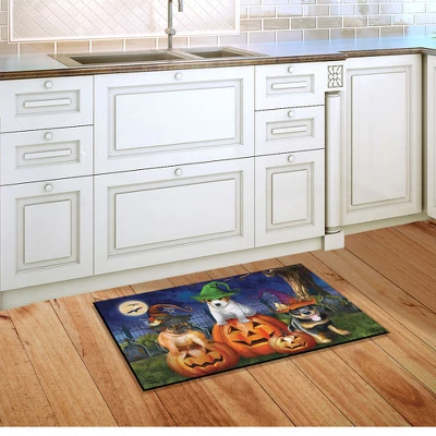 Spooky Pups Halloween Doormat 30" X 18" Indoor Outdoor Briarwood Lane 5 Spooky Pups Halloween Doormat 30" X 18" Indoor Outdoor Briarwood Lane - Image 3