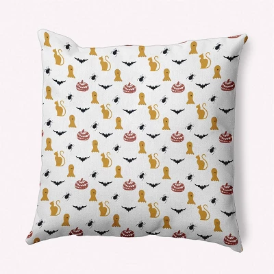 16"x16" Halloween Critters Square Throw Pillow - E By Design 13 16"x16" Halloween Critters Square Throw Pillow - E By Design - Image 11