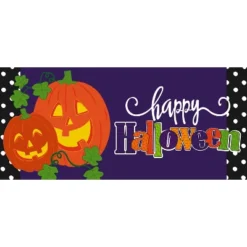 Evergreen Indoor Outdoor Doormat Bundle Set Of 5 - Frame And 4 Welcome Seasonal Inserts Santa Ho Ho Ho Halloween Thanksgiving -Home Decor Store GUEST 36123cd2 5abd 459d a7d9 de9670c355cb