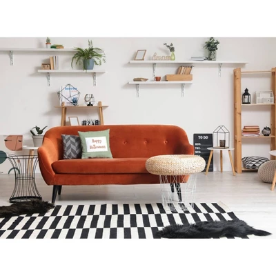 16"x16" 'Happy Halloween' Ticking Square Throw Pillow - E By Design 7 16"x16" 'Happy Halloween' Ticking Square Throw Pillow - E By Design - Image 5