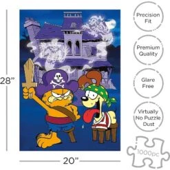 NMR Distribution Garfield Halloween 1000 Piece Jigsaw Puzzle
