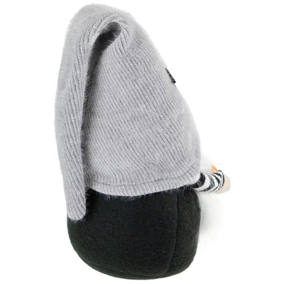 Northlight 9.5" Black And Gray Standing Gnome With Pumpkin Halloween Decoration 6 Northlight 9.5" Black And Gray Standing Gnome With Pumpkin Halloween Decoration - Image 4