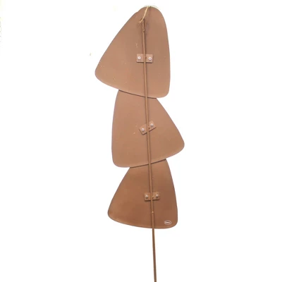 Halloween Elegant Candy Corn Stake - One Yard Stake 46 Inches - Glittered - F22036 - Metal - Orange 4 Halloween Elegant Candy Corn Stake - One Yard Stake 46 Inches - Glittered - F22036 - Metal - Orange - Image 2