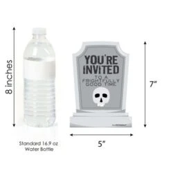 Big Dot Of Happiness Graveyard Tombstones - Shaped Fill-in Invitations - Halloween Party Invitation Cards With Envelopes - Set Of 12 -Home Decor Store GUEST 4c3f884d fbfe 4074 a33f 53275b98877e