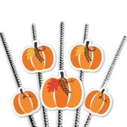 Big Dot Of Happiness Fall Pumpkin - Paper Straw Decor - Halloween Or Thanksgiving Party Striped Decorative Straws - Set Of 24 9 Big Dot Of Happiness Fall Pumpkin - Paper Straw Decor - Halloween Or Thanksgiving Party Striped Decorative Straws - Set Of 24 -Home Decor Store GUEST 4c91b730 a1d8 4736 816e f1bd068b9129