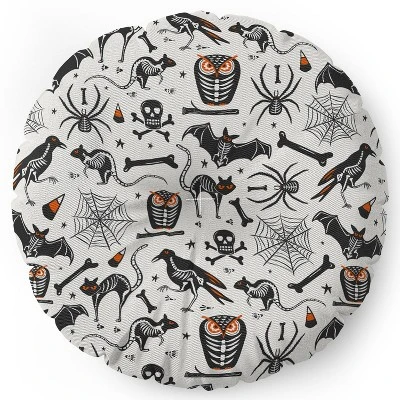 Heather Dutton Halloween XRay Round Floor Pillow - Deny Desings 3 Heather Dutton Halloween XRay Round Floor Pillow - Deny Desings