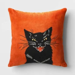 Fierce Cat Applique Cotton Velvet Square Halloween Throw Pillow - Threshold™ 10 Fierce Cat Applique Cotton Velvet Square Halloween Throw Pillow - Threshold™ -Home Decor Store GUEST 5426fcb6 46c0 47d1 b6fc b5526f44bb40