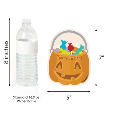 Big Dot Of Happiness Trick Or Treat - Shaped Fill-in Invitations - Halloween Party Invitation Cards With Envelopes - Set Of 12 5 Big Dot Of Happiness Trick Or Treat - Shaped Fill-in Invitations - Halloween Party Invitation Cards With Envelopes - Set Of 12 - Image 3