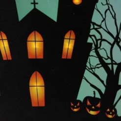 Northlight 23.5" Halloween Prelit LED Church In Cemetery Canvas Wall Art - Teal Blue/Black 7 Northlight 23.5" Halloween Prelit LED Church In Cemetery Canvas Wall Art - Teal Blue/Black -Home Decor Store GUEST 6017c8dc 9d7c 4439 9b87 acc7ef24a2f8