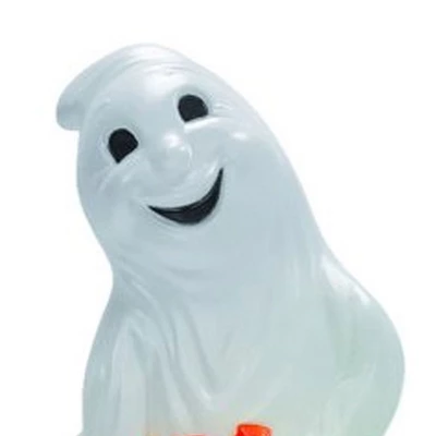 Union Products 56480 60-Watt Light Up Ghost & Pumpkin Halloween Outdoor Garden Statue Decoration Made From Blow-Molded Plastic, White/Orange (2 Pack) 4 Union Products 56480 60-Watt Light Up Ghost & Pumpkin Halloween Outdoor Garden Statue Decoration Made From Blow-Molded Plastic, White/Orange (2 Pack) - Image 2
