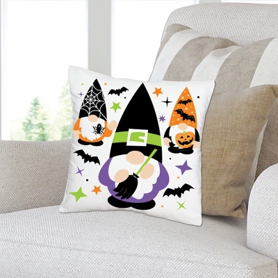 Big Dot Of Happiness Halloween Gnomes - Spooky Fall Party Home Decorative Canvas Cushion Case - Throw Pillow Cover - 16 X 16 Inches 3 Big Dot Of Happiness Halloween Gnomes - Spooky Fall Party Home Decorative Canvas Cushion Case - Throw Pillow Cover - 16 X 16 Inches