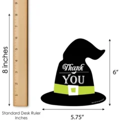 Big Dot Of Happiness Happy Halloween - Shaped Thank You Cards - Witch Party Thank You Note Cards With Envelopes - Set Of 12 -Home Decor Store GUEST 6301ed03 5dbc 4cc7 8d1a a0e5280976af