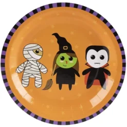 Blue Panda 80 Pack Halloween Witch, Vampire, Mummy Disposable Paper Plates Party Supplies, 9 In -Home Decor Store GUEST 671ae4b4 87af 48bf 8bce 5cd454c0e33c