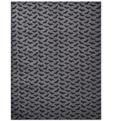 Kate Aurora Ultra Soft & Plush Gray & Black Spooky Halloween Bats Accent Throw Blanket - 50 In. W X 70 In. L -Home Decor Store GUEST 6acddcaa 75f7 42ad bb3f d3ef3529de0d