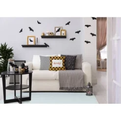 16"x16" Halloween 'Spooky' Dots Square Throw Pillow - E By Design -Home Decor Store GUEST 6d108bad 5df9 4679 90c6 4a324002f712