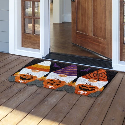 Halloween Gnomes Coir Doormat 30" X 18" Indoor Outdoor Briarwood Lane 3 Halloween Gnomes Coir Doormat 30" X 18" Indoor Outdoor Briarwood Lane