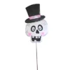 Halloween Top Hat Skeleton Stake - One Garden Stake 36 Inches - Stake Or Hang - F22009 - Metal - White -Home Decor Store GUEST 75f60250 f2c5 47fb 8148 93987c164cec