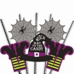 Big Dot Of Happiness Happy Halloween - Paper Straw Decor - Witch Party Striped Decorative Straws - Set Of 24 10 Big Dot Of Happiness Happy Halloween - Paper Straw Decor - Witch Party Striped Decorative Straws - Set Of 24 -Home Decor Store GUEST 803d54dc b95f 4089 a5bc b4a7432cb8f5