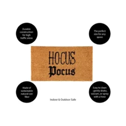 Evergreen 16 X 28 Halloween Greeting Coir Mat, Hocus Pocus For Indoor And Outdoor Decor -Home Decor Store GUEST 81a32ead 8453 4dbb b89f e6e9420222fb