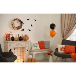 16"x16" Halloween Heart Square Throw Pillow - E By Design -Home Decor Store GUEST 839134fc 8e10 4a3e b7b6 d49ff217206e