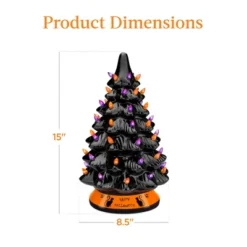 Best Choice Products 15in Pre-Lit Ceramic Tabletop Halloween Tree, Holiday Decoration W/ Orange & Purple Bulb Lights 13 Best Choice Products 15in Pre-Lit Ceramic Tabletop Halloween Tree, Holiday Decoration W/ Orange & Purple Bulb Lights -Home Decor Store GUEST 85c9db0a dc82 460b 9871 24d68b8b2632