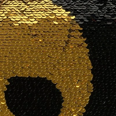 18"x18" Skull And Crossbones Halloween Square Throw Pillow Gold/Silver/Black - Lush Décor 4 18"x18" Skull And Crossbones Halloween Square Throw Pillow Gold/Silver/Black - Lush Décor - Image 2