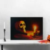 Northlight 15.75" Halloween Prelit LED Antique Candle And Skull Canvas Wall Art - Black/Orange 2 Northlight 15.75" Halloween Prelit LED Antique Candle And Skull Canvas Wall Art - Black/Orange -Home Decor Store GUEST 8d766de8 122b 40b4 9cba 21de412db18f