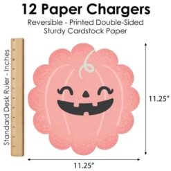 Big Dot Of Happiness Pastel Halloween - Pink Pumpkin Party Round Table Decorations - Paper Chargers - Place Setting For 12 14 Big Dot Of Happiness Pastel Halloween - Pink Pumpkin Party Round Table Decorations - Paper Chargers - Place Setting For 12 -Home Decor Store GUEST 8fae904f a55a 4557 96cf ce5c43bb657d