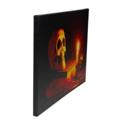 Northlight 15.75" Halloween Prelit LED Antique Candle And Skull Canvas Wall Art - Black/Orange -Home Decor Store GUEST 923d8330 442d 49eb b4a3 2203c2d0b95f