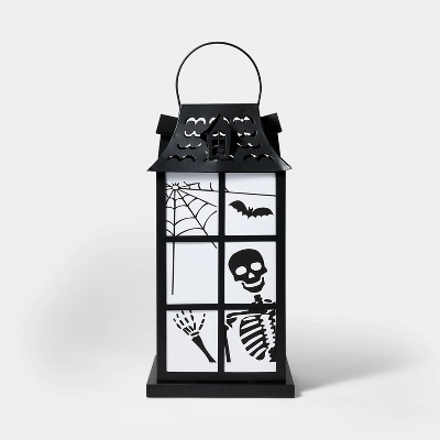 Falloween Light Up Large Raven Halloween Decorative Metal Lantern - Hyde & EEK! Boutique™ 4 Falloween Light Up Large Raven Halloween Decorative Metal Lantern - Hyde & EEK! Boutique™ - Image 2