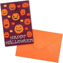 Pipilo Press 36-Pack Halloween Pumpkin Greeting Cards With Orange Envelopes And Stickers (4 X 6 In) -Home Decor Store GUEST 954c43e3 2d4a 40a3 a401 71da4020d1ca